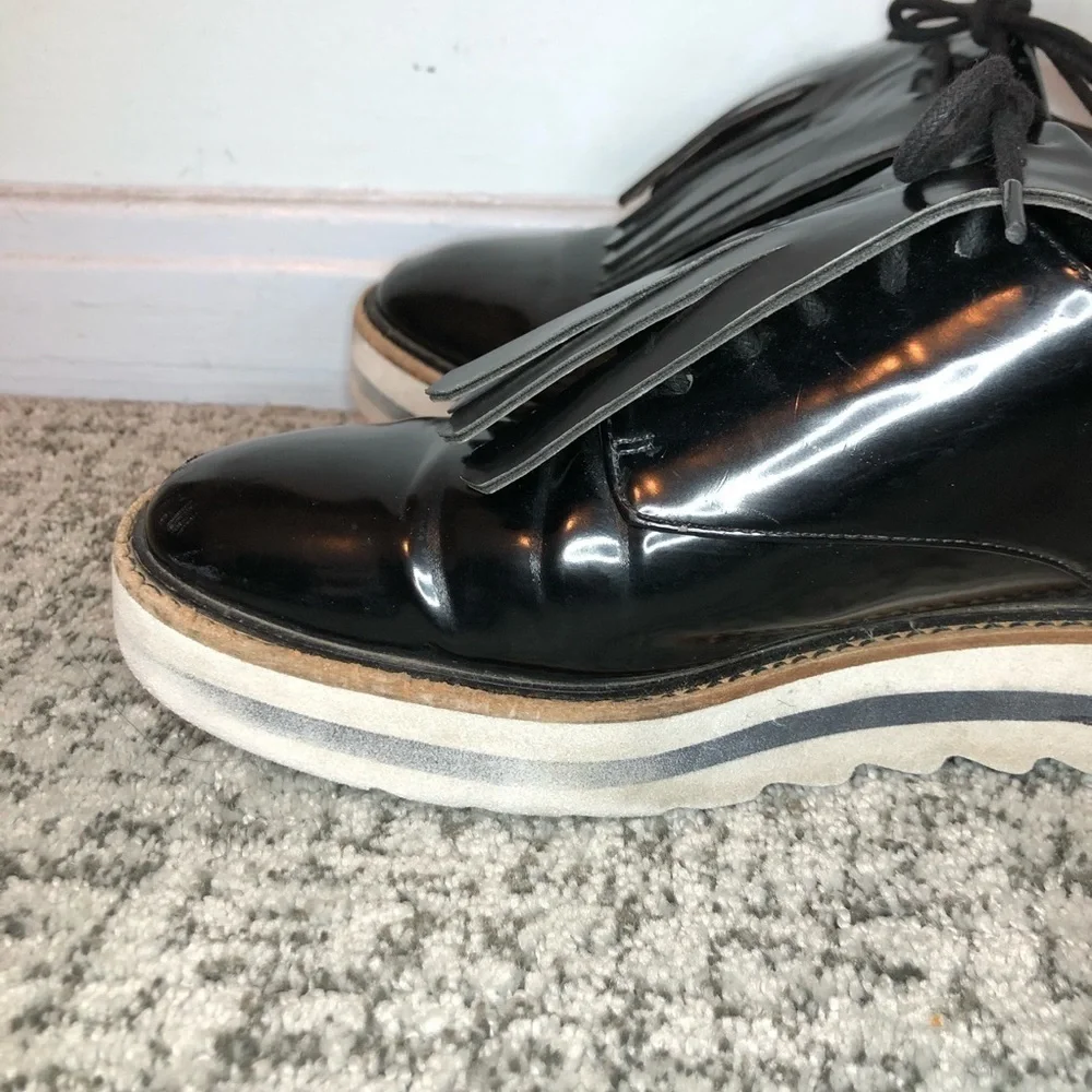 Zara black kiltie